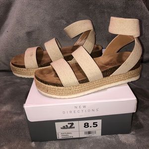 New Directions “Angel” Espadrille Sandals